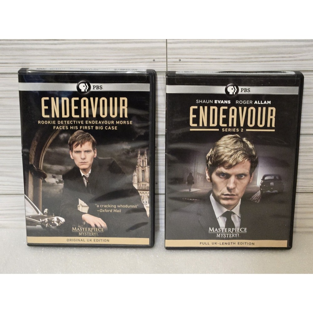 Endeavor Lot Of 2‎ PBS Show DVD First Big Case & Series 2 Original UK Edition